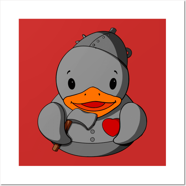 Tinman Rubber Duck Wall Art by Alisha Ober Designs